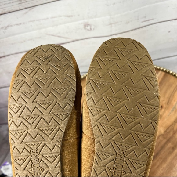 Minnetonka Moccasin 40263 Tan Slipper/Shoe Sz 8 - Picture 11 of 12